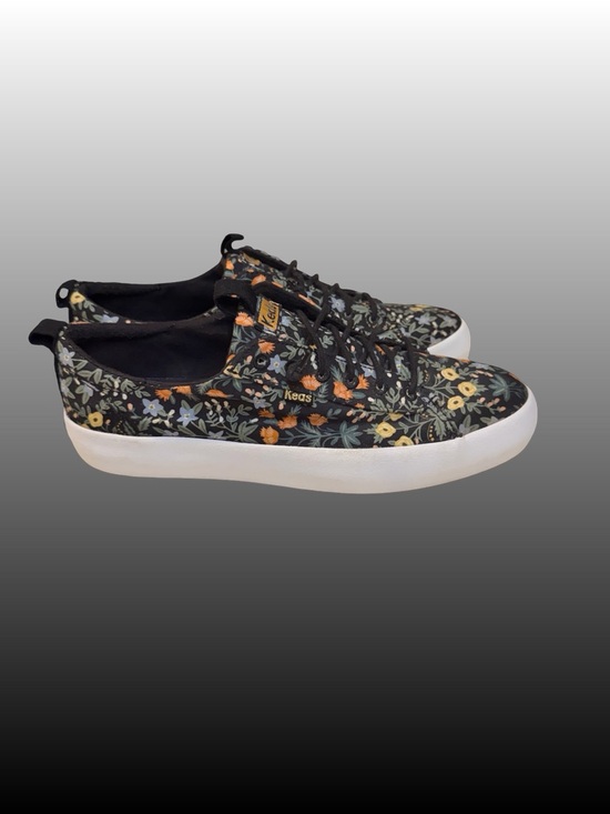 Keds Shoes - Keds x Rifle Paper Co Triple Kick Platform Sneaker Black Floral Casual Sz 8